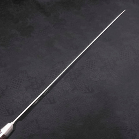 Sujihiki AUS-10 Wave Nickel Damascus Western Handle 240mm (9.4”)-[Musashi]-[Japanese-Kitchen-Knives]