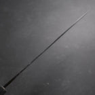 Sujihiki Blue Steel #2 Kurouchi Dark Blue Urushi Handle 240mm (9.4”)-[Musashi]-[Japanese-Kitchen-Knives]