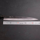 Sujihiki Blue Steel #2 Kurouchi Dark Blue Urushi Handle 240mm (9.4”)-[Musashi]-[Japanese-Kitchen-Knives]