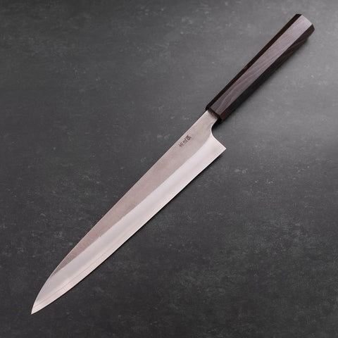 Sujihiki SKD11 Nashiji Ebony Handle 240mm (9.4”)-[Musashi]-[Japanese-Kitchen-Knives]