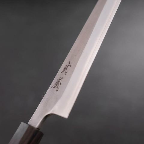 Sujihiki SKD11 Nashiji Ebony Handle 240mm (9.4”)-[Musashi]-[Japanese-Kitchen-Knives]