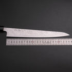 Sujihiki SLD Damascus Buffalo Magnolia Handle 240mm (9.4”)-[Musashi]-[Japanese-Kitchen-Knives]
