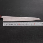 Sujihiki SLD Damascus Purple Urushi Handle 240mm (9.4”)-[Musashi]-[Japanese-Kitchen-Knives]