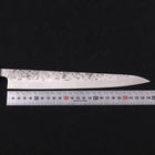 Sujihiki SLD Nashiji Washi Buffalo Magnolia Handle 240mm (9.4”)-[Musashi]-[Japanese-Kitchen-Knives]