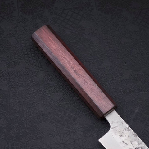 Sujihiki SLD Nashiji Washi Purple Urushi Handle 240mm (9.4”)-[Musashi]-[Japanese-Kitchen-Knives]