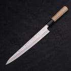 Sujihiki Silver Steel #3 Nashiji Buffalo Magnolia Handle Handle 240mm (9.4”)-[Musashi]-[Japanese-Kitchen-Knives]