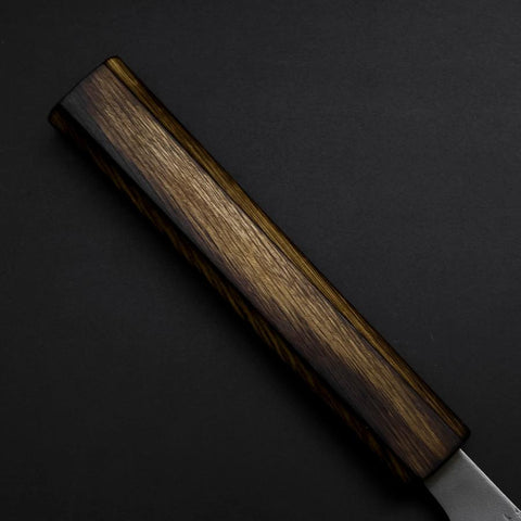 Sujihiki Silver Steel #3 Nashiji Sumi Urushi Handle 240mm (9.4”)-[Musashi]-[Japanese-Kitchen-Knives]