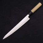 Sujihiki Silver Steel #3 Polished Buffalo Magnolia Handle Handle 240mm (9.4”)-[Musashi]-[Japanese-Kitchen-Knives]