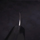 Sujihiki Silver Steel #3 Polished Buffalo Magnolia Handle Handle 240mm (9.4”)-[Musashi]-[Japanese-Kitchen-Knives]