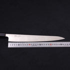Sujihiki Silver Steel #3 Polished Buffalo Magnolia Handle Handle 270mm (10.6”)-[Musashi]-[Japanese-Kitchen-Knives]