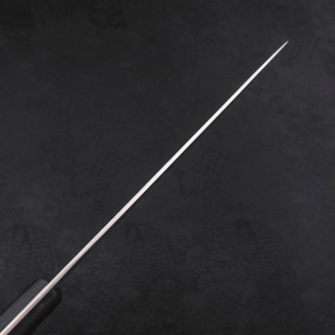 Sujihiki Silver Steel #3 Polished Western Black Handle 210mm (8.3”)-[Musashi]-[Japanese-Kitchen-Knives]