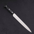 Sujihiki Silver Steel #3 Polished Western Black Handle 210mm (8.3”)-[Musashi]-[Japanese-Kitchen-Knives]