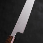 Sujihiki Stainless Clad Blue Super Polished Sumi Urushi Handle 240mm (9.4”)-[Musashi]-[Japanese-Kitchen-Knives]