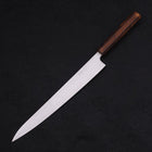 Sujihiki Stainless Clad Blue Super Polished Sumi Urushi Handle 270mm (10.6”)-[Musashi]-[Japanese-Kitchen-Knives]