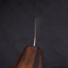 Sujihiki Stainless Clad Blue Super Polished Sumi Urushi Handle 270mm (10.6”)-[Musashi]-[Japanese-Kitchen-Knives]