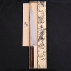 Sujihiki Stainless Clad Blue Super Polished Sumi Urushi Handle 270mm (10.6”)-[Musashi]-[Japanese-Kitchen-Knives]