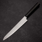 Sujihiki VG-10 Damascus Ebony Handle 180mm (7”)-[Musashi]-[Japanese-Kitchen-Knives]