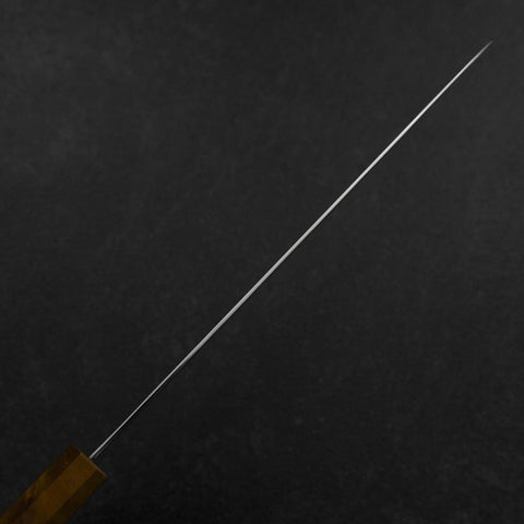 Sujihiki VG-10 Damascus Yellow-Brown Birch Handle 240mm (9.4”)-[Musashi]-[Japanese-Kitchen-Knives]