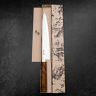 Sujihiki VG-10 Damascus Yellow-Brown Birch Handle 270mm (10.6”)-[Musashi]-[Japanese-Kitchen-Knives]