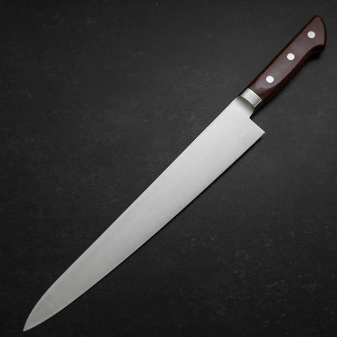 Sujihiki VG-10 Polished Western Mahogany Handle 270mm (10.6”)-[Musashi]-[Japanese-Kitchen-Knives]