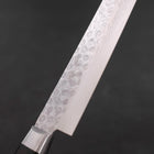 Sujihiki VG-10 Tsuchime Damascus Black Western Handle 245mm (9.6”)-[Musashi]-[Japanese-Kitchen-Knives]