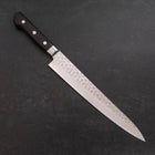 Sujihiki VG-10 Tsuchime Damascus Black Western Handle 245mm (9.6”)-[Musashi]-[Japanese-Kitchen-Knives]