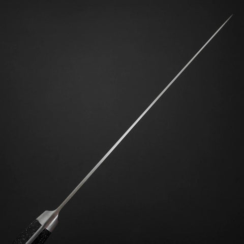 Sujihiki VG-5 Tsuchime Western Black Marble Handle 240mm (9.4”)-[Musashi]-[Japanese-Kitchen-Knives]
