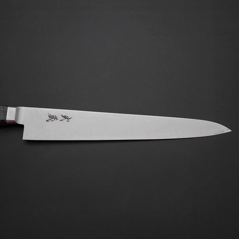Sujihiki VG-5 Tsuchime Western Black Marble Handle 240mm (9.4”)-[Musashi]-[Japanese-Kitchen-Knives]