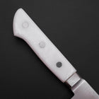 Sujihiki VG-5 Tsuchime Western White Marble Handle 240mm (9.4”)-[Musashi]-[Japanese-Kitchen-Knives]
