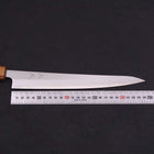 Sujihiki White Steel #1 Yaki Urushi Handle 240mm (9.4”)-[Musashi]-[Japanese-Kitchen-Knives]