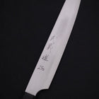 Sujihiki White Steel #2 Super Polished Buffalo Ebony Handle 170mm (6.7”)-[Musashi]-[Japanese-Kitchen-Knives]