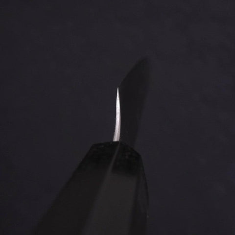 Sujihiki White Steel #2 Super Polished Buffalo Ebony Handle 170mm (6.7”)-[Musashi]-[Japanese-Kitchen-Knives]
