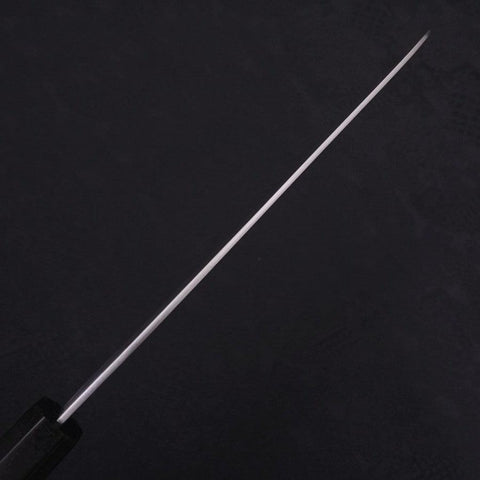 Sujihiki White Steel #2 Super Polished Buffalo Ebony Handle 170mm (6.7”)-[Musashi]-[Japanese-Kitchen-Knives]