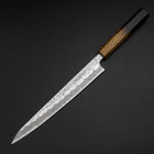 Sujihiki White Steel #2 Tsuchime Yaki Urushi Handle 240mm (9.4”)-[Musashi]-[Japanese-Kitchen-Knives]