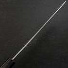 Sushikiri White Steel #2 Hon-Kasumi Buffalo Magnolia Handle 240mm (9.4”)-[Musashi]-[Japanese-Kitchen-Knives]