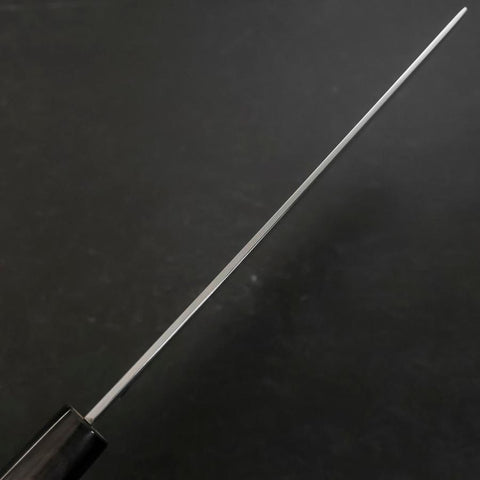 Sushikiri White Steel #2 Hon-Kasumi Buffalo Magnolia Handle 240mm (9.4”)-[Musashi]-[Japanese-Kitchen-Knives]