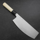 Sushikiri White Steel #2 Hon-Kasumi Buffalo Magnolia Handle 240mm (9.4”)-[Musashi]-[Japanese-Kitchen-Knives]