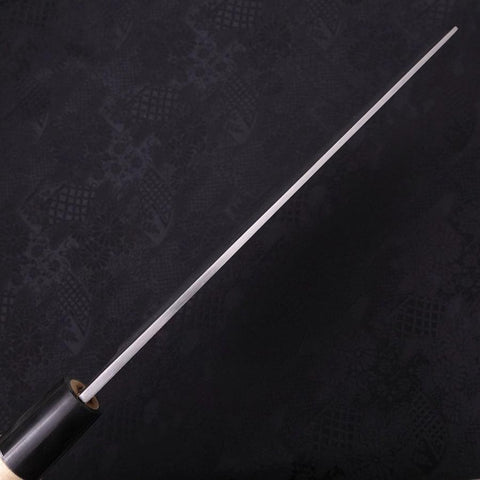 Sushikiri White Steel #2 Kasumi Buffalo Magnolia Handle 240mm (9.4”)-[Musashi]-[Japanese-Kitchen-Knives]