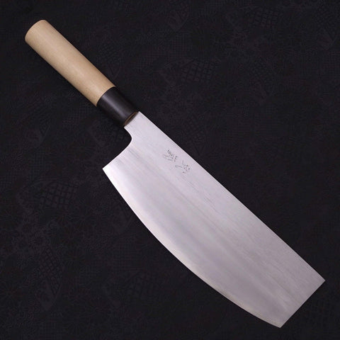 Sushikiri White Steel #2 Kasumi Buffalo Magnolia Handle 240mm (9.4”)-[Musashi]-[Japanese-Kitchen-Knives]