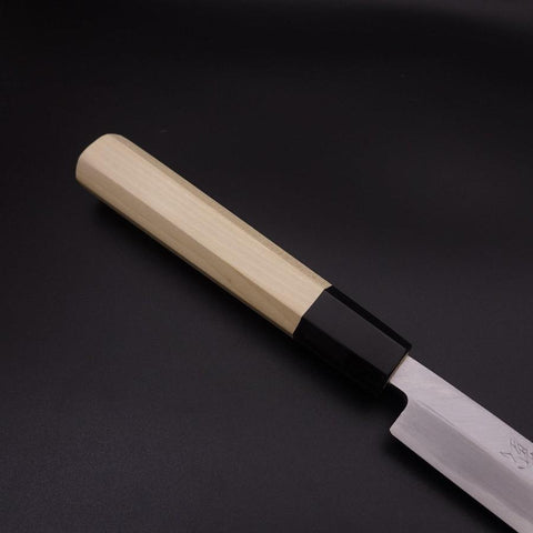 Takohiki Blue Steel #2 Kasumi Buffalo Magnolia Handle 270mm (10.6”)-[Musashi]-[Japanese-Kitchen-Knives]