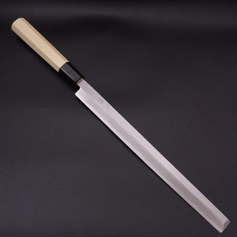 Takohiki Blue Steel #2 Kasumi Buffalo Magnolia Handle 270mm (10.6”)-[Musashi]-[Japanese-Kitchen-Knives]
