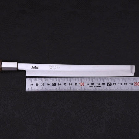 Takohiki Silver Steel #3 Walnut Handle 200mm (7.9”)-[Musashi]-[Japanese-Kitchen-Knives]