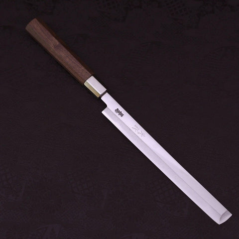 Takohiki Silver Steel #3 Walnut Handle 200mm (7.9”)-[Musashi]-[Japanese-Kitchen-Knives]