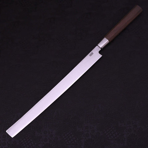 Takohiki White Steel #1 Walnut Handle 300mm (11.8”)-[Musashi]-[Japanese-Kitchen-Knives]