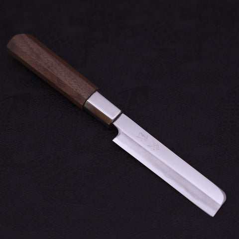 Unagi Silver Steel #3 Walnut Handle 105mm (4.1”)-[Musashi]-[Japanese-Kitchen-Knives]