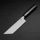 Unagisaki (Edo) Blue Steel #1 Hon-Kasumi Buffalo Ebony Handle 150mm (5.9”)-[Musashi]-[Japanese-Kitchen-Knives]