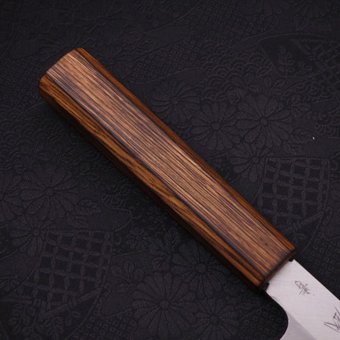 Usuba(Kanto) Blue Steel #2 Kasumi Sumi Urushi Handle 165mm (6.5”)-[Musashi]-[Japanese-Kitchen-Knives]