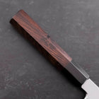 Usuba(Kanto) White Steel #2 Kasumi Buffalo Ebony Handle 165mm (6.5”)-[Musashi]-[Japanese-Kitchen-Knives]