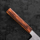 Usuba(Kanto) White Steel #2 Kasumi Sumi Urushi Handle 180mm (7”)-[Musashi]-[Japanese-Kitchen-Knives]