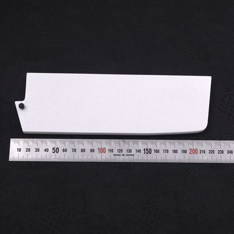 White-Ishime Saya Sheath for Nakiri Knife with Pin, 165mm (6.5”)-[Musashi]-[Japanese-Kitchen-Knives]